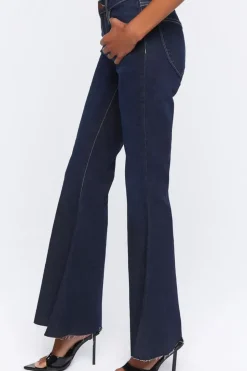 Low-Rise Flare Jeans