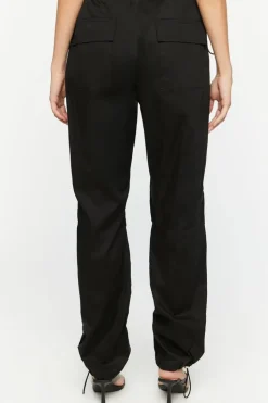Low-Rise Toggle Parachute Pants