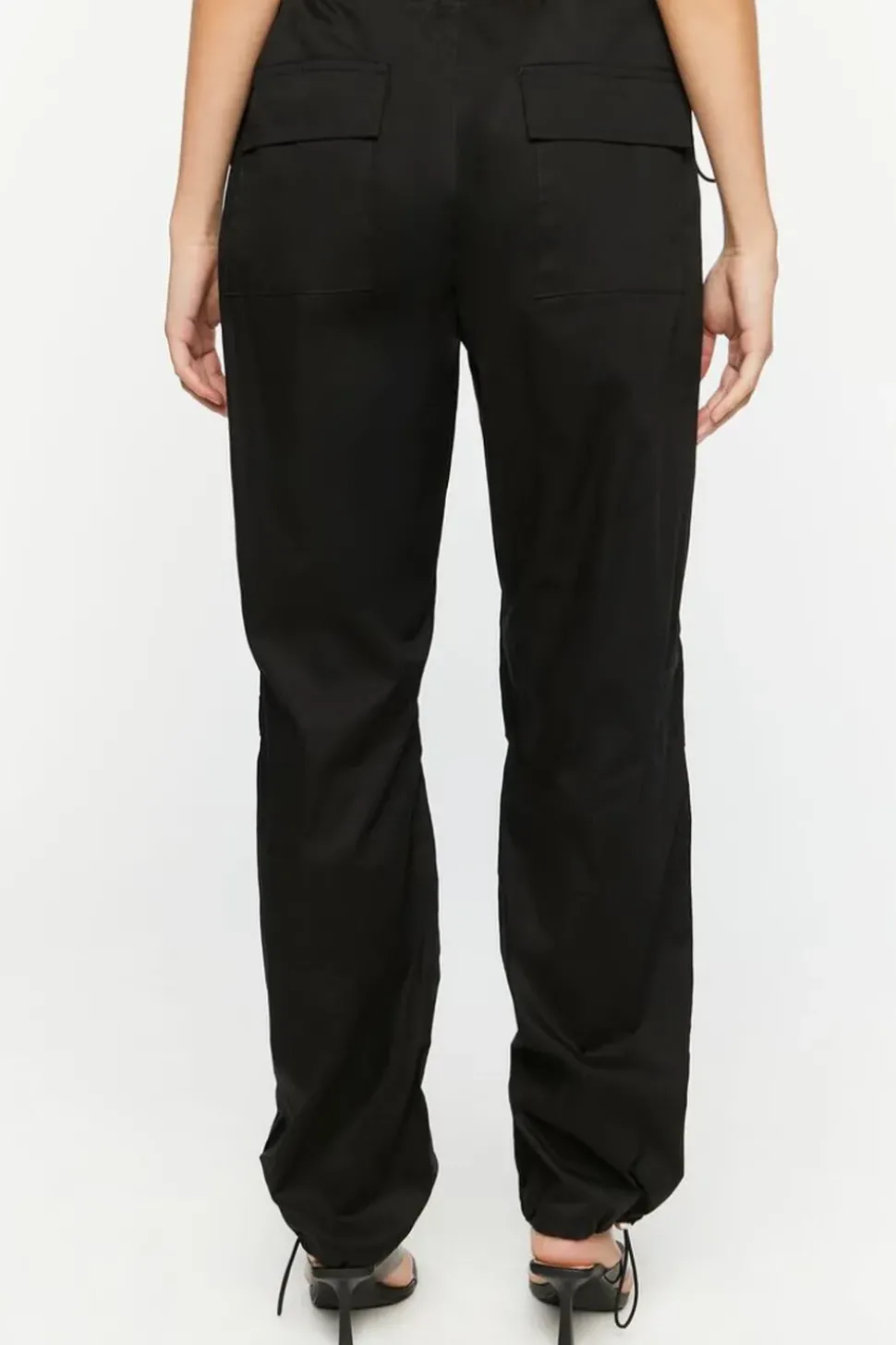 Low-Rise Toggle Parachute Pants