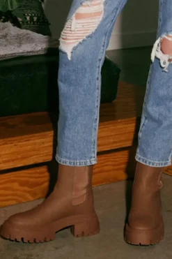 Lug-Sole Chelsea Boots