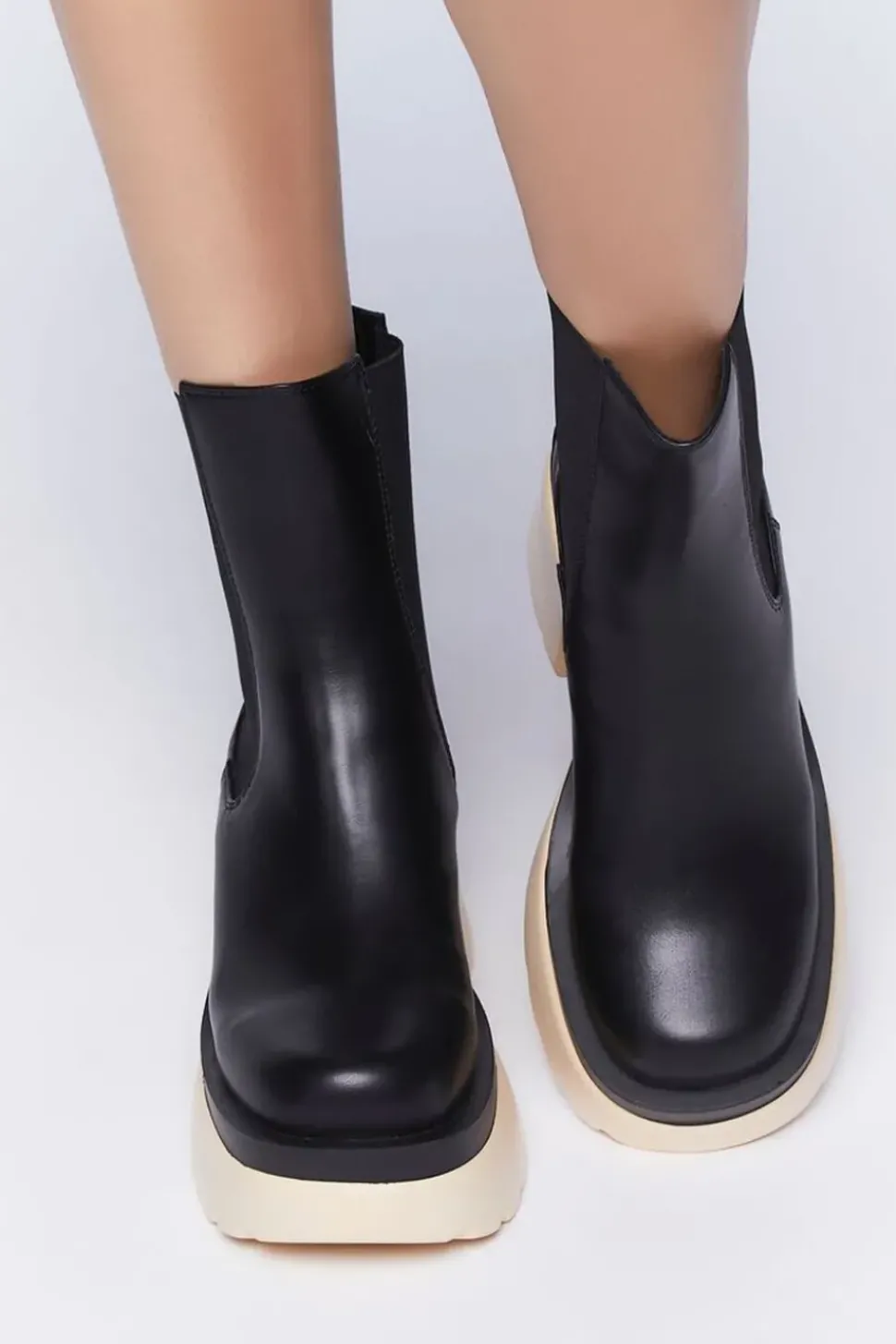 Lug-Sole Chelsea Boots