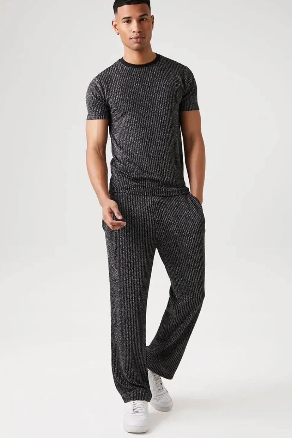 Lurex Ribbed Trousers