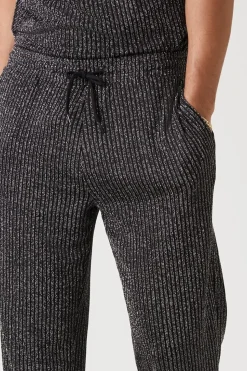 Lurex Ribbed Trousers