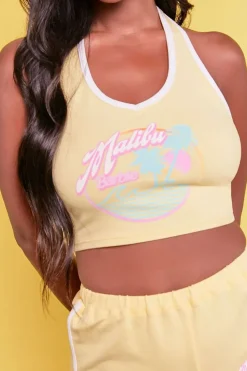 Malibu Barbie™ Graphic Halter Top