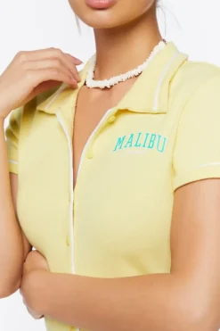 Malibu California Graphic Mini Dress