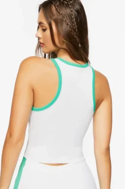 Malibu Graphic Cropped Tank Top