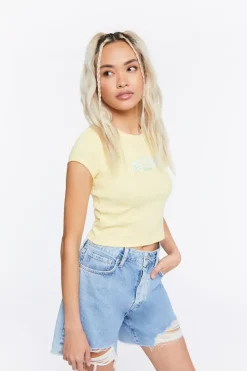 Malibu Graphic Cropped Tee