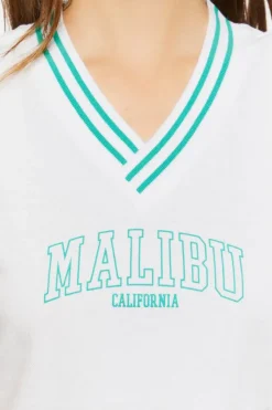 Malibu Graphic Crop Top