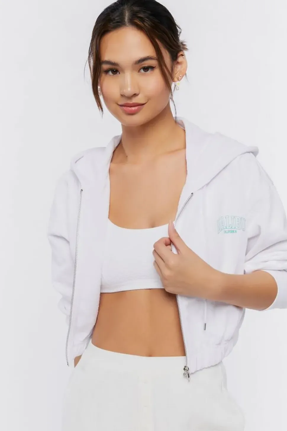 Malibu Graphic Zip-Up Hoodie
