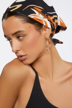 Marble Print Scarf Headwrap