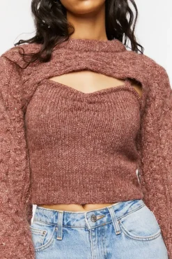 Marled Combo Sweater