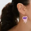 Melting Heart Why Drop Earrings