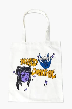 Men Mind Control Graphic Tote Bag