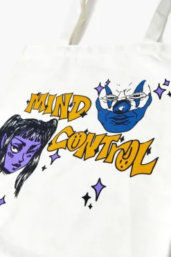 Men Mind Control Graphic Tote Bag