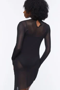 Mesh Bodycon Mini Dress
