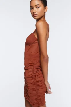 Mesh Bustier Mini Dress