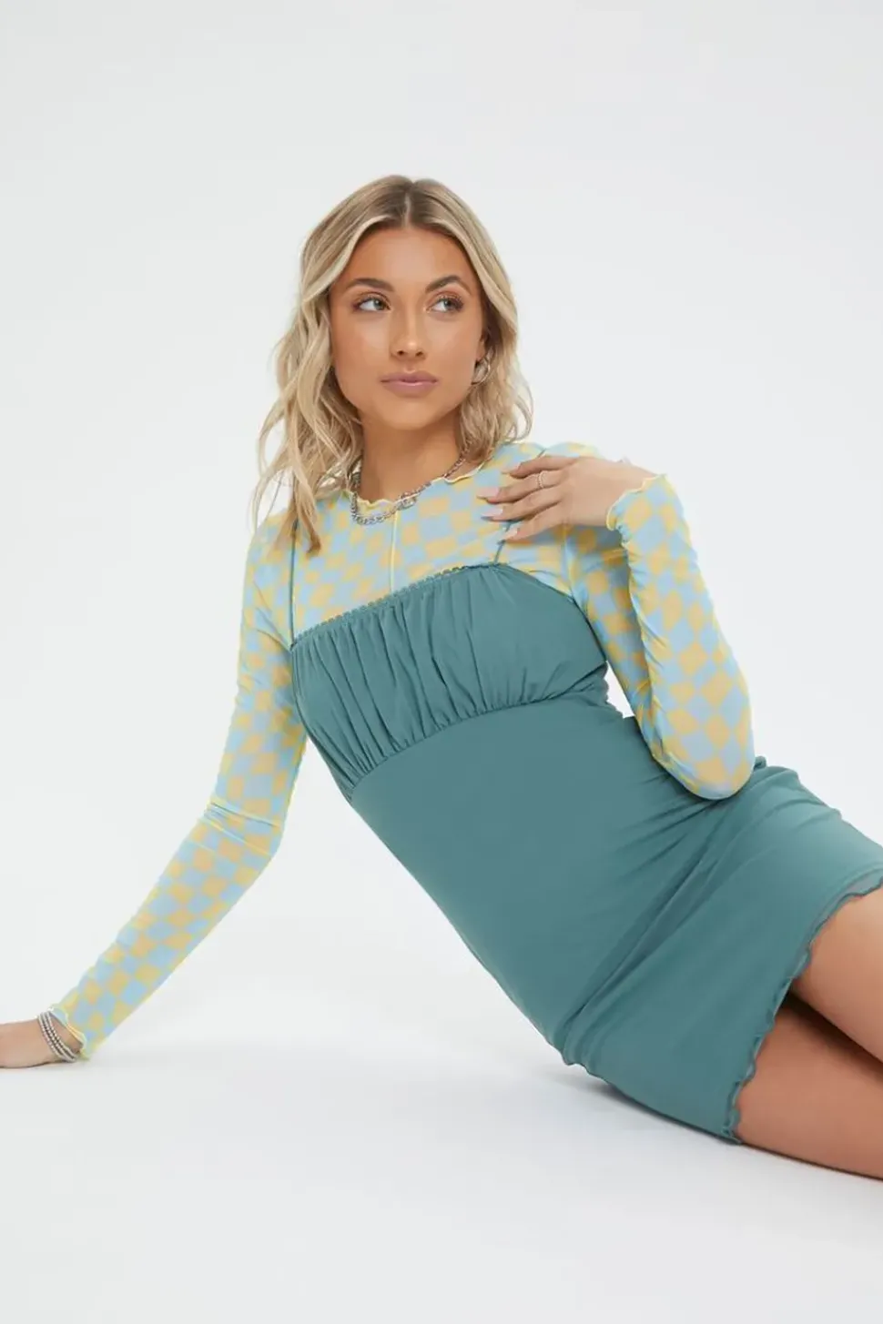 Mesh Cami Mini Dress