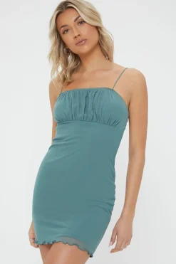 Mesh Cami Mini Dress
