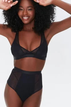 Mesh Embroidered Panties