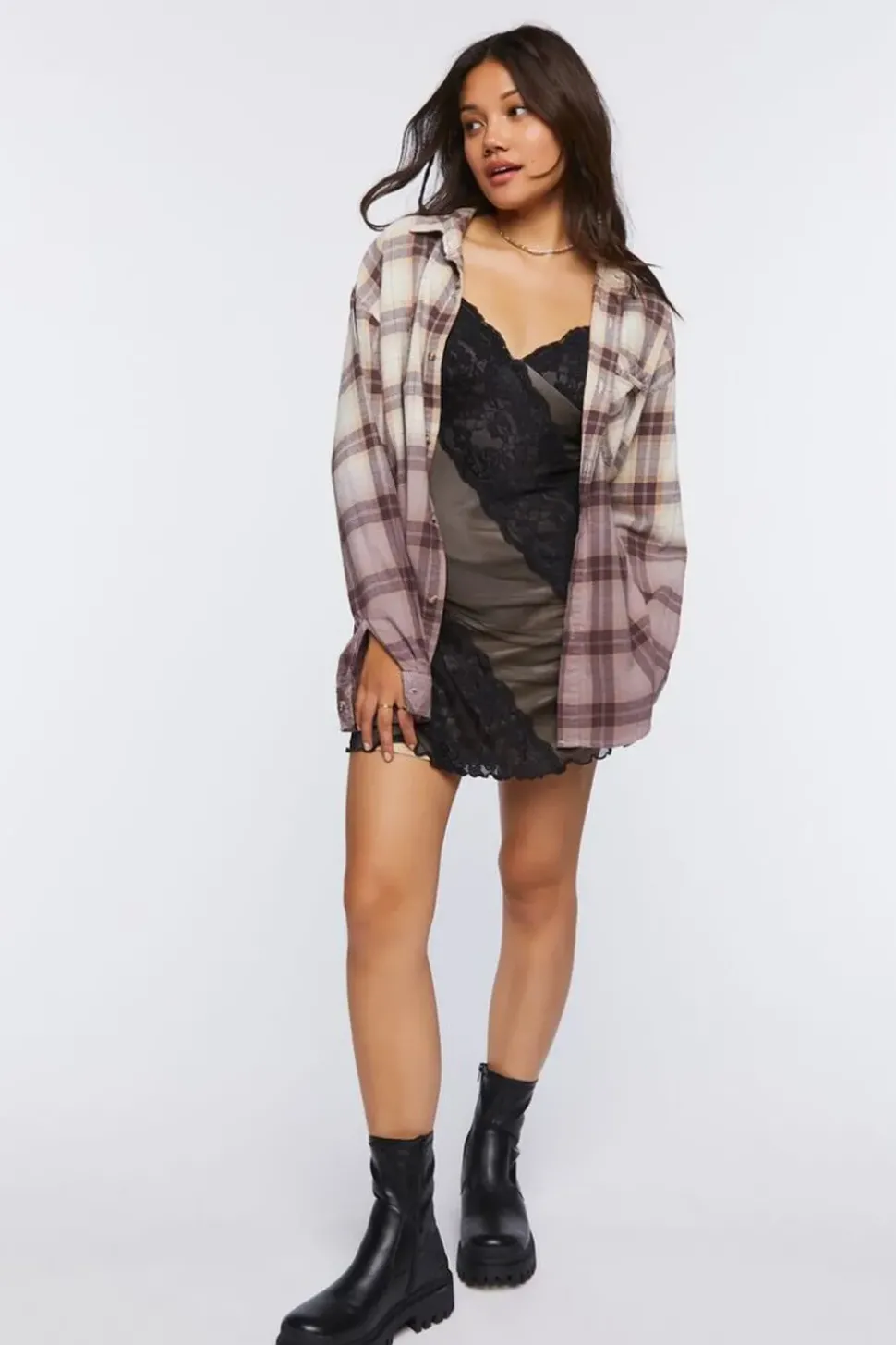 Mesh Slip Mini Dress