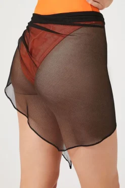 Mesh Swim Cover-Up Sarong