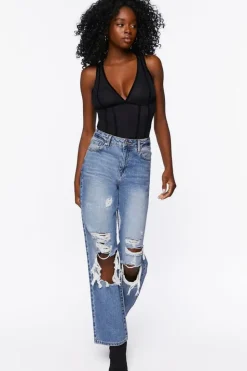 Metallic Caged Tank Bodysuit