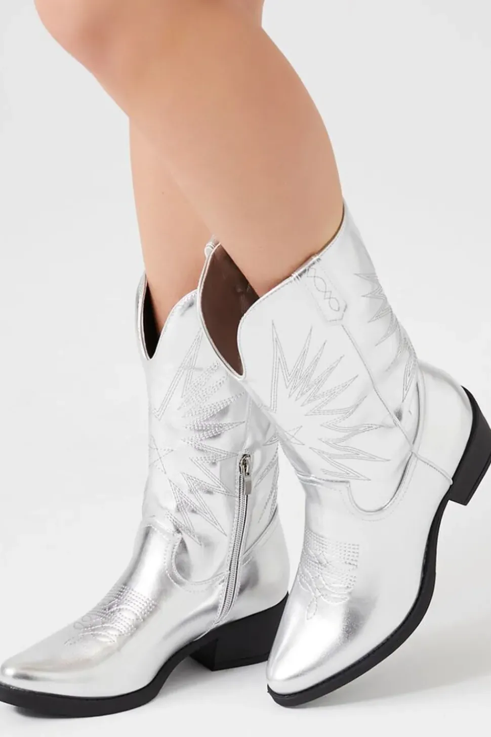 Metallic Cowboy Boots