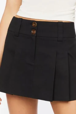 Micro Mini Pleated Skirt
