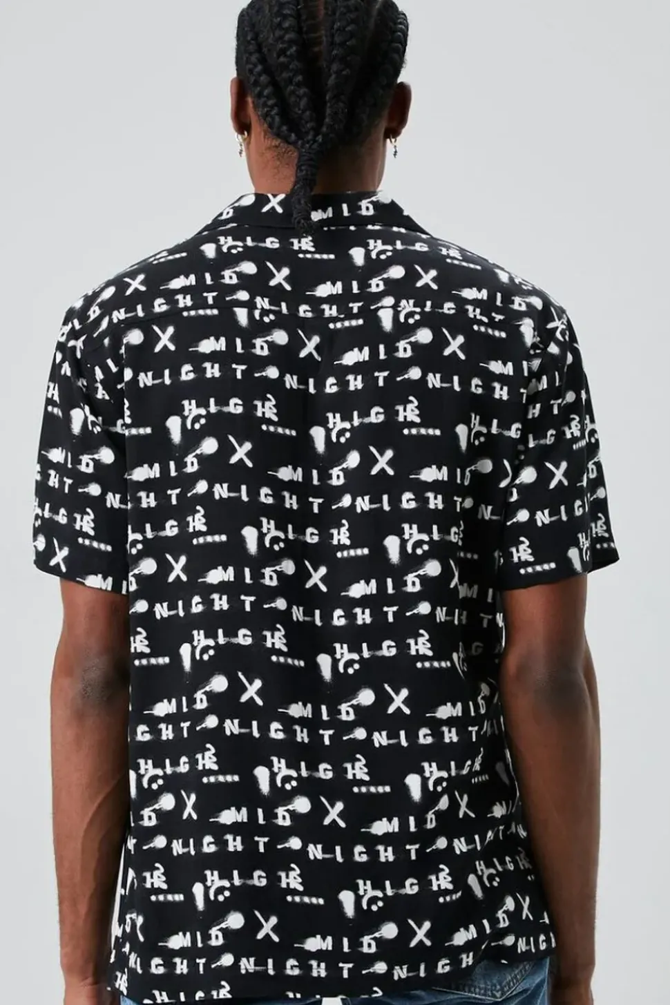 Midnight Print Buttoned Shirt