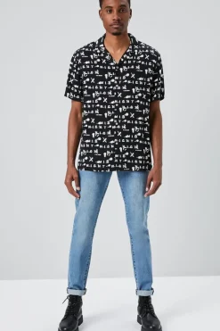 Midnight Print Buttoned Shirt