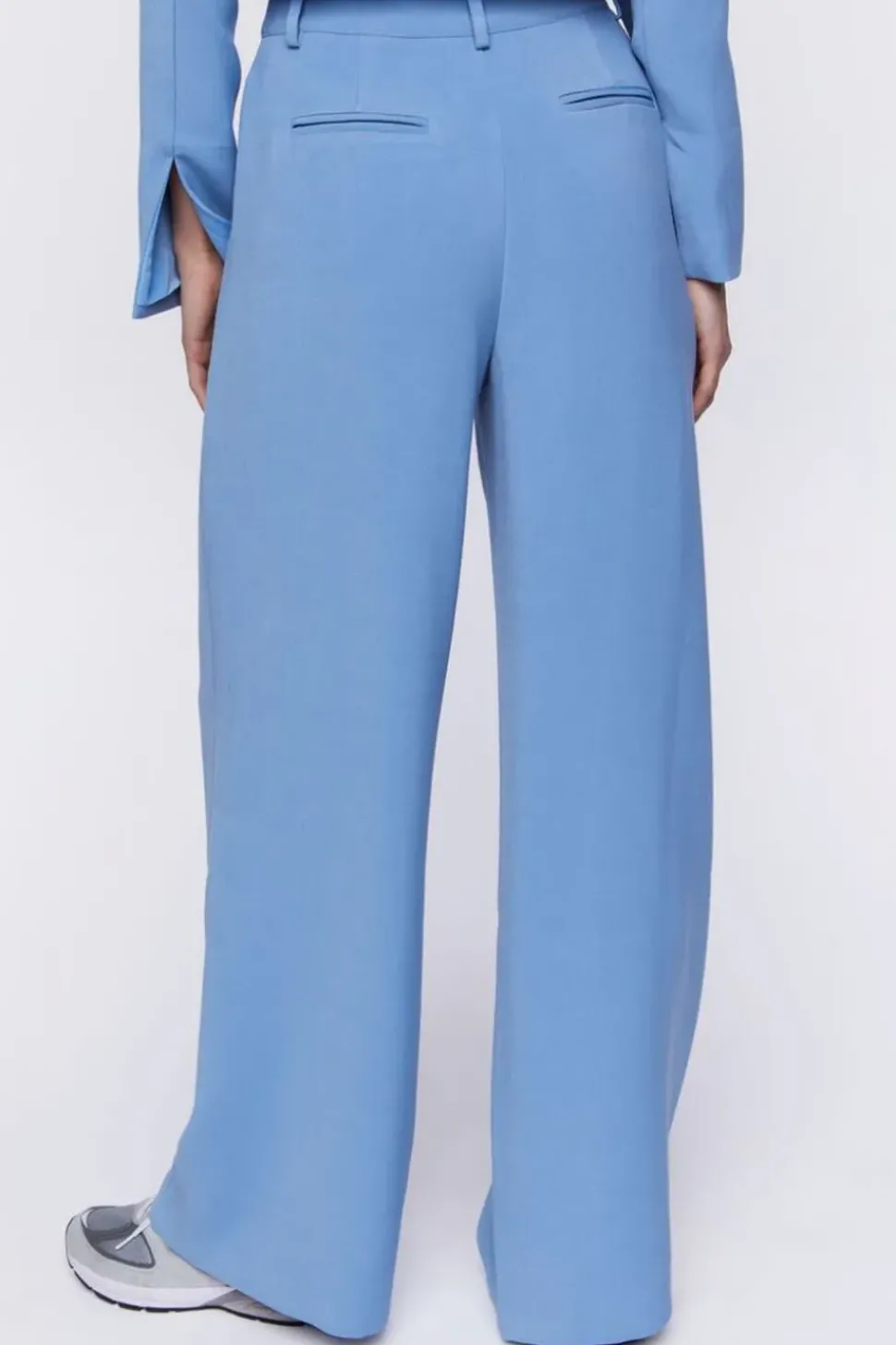 Mid-Rise Straight-Leg Trousers