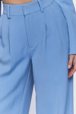 Mid-Rise Straight-Leg Trousers