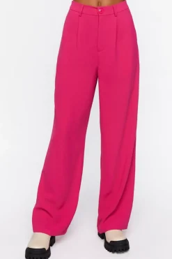 Mid-Rise Wide-Leg Pants