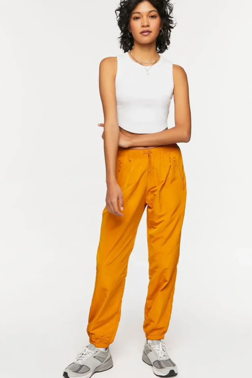 Mid-Rise Windbreaker Joggers
