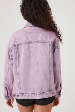 Mineral Wash Denim Trucker Jacket