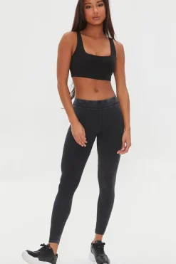 Mineral Wash Mid-Rise Leggings