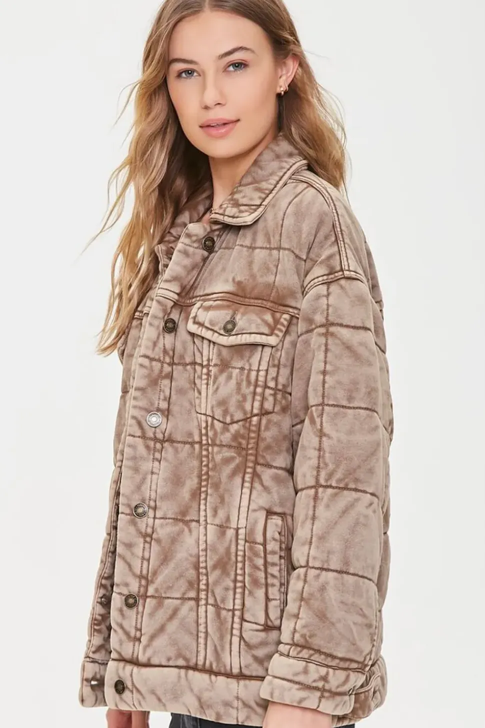 Mineral Wash Quilted Jacket