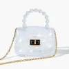Mini Transparent Quilted Crossbody Bag