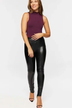 Mock Neck Sleeveless Bodysuit