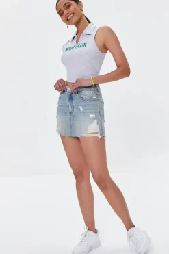 Montauk Graphic Crop Top