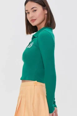 Montauk Graphic Crop Top