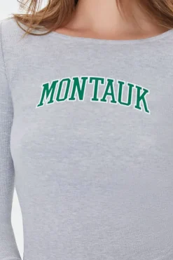 Montauk Graphic Ribbed Tee