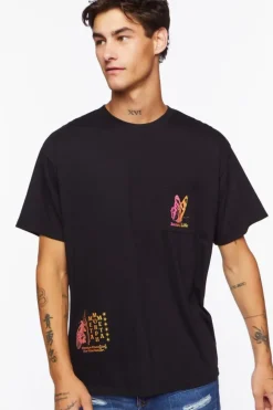 Mushroom & Butterfly Graphic Tee