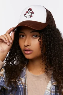 Mushroom Graphic Trucker Hat