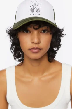 Mushroom Graphic Trucker Hat