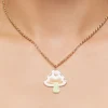 Mushroom Pendant Necklace