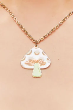 Mushroom Pendant Necklace