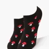 Mushroom Print Ankle Socks
