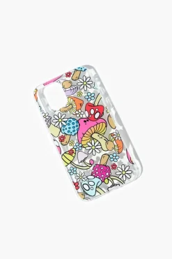 Mushroom Print Case For Iphone 12