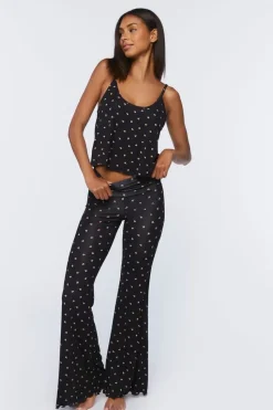 Mushroom Print Pajama Pants